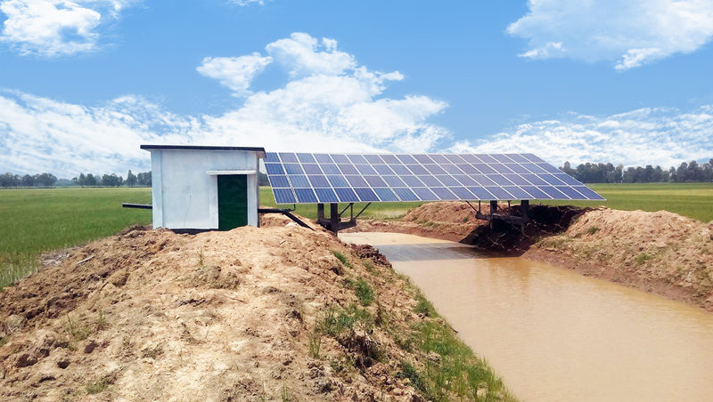 ОБЛЕГЧИТЕ ПОЛИВ С ПОМОЩЬЮ СОЛНЕЧНОГО ВОДЯНОГО НАСОСА JNTECH